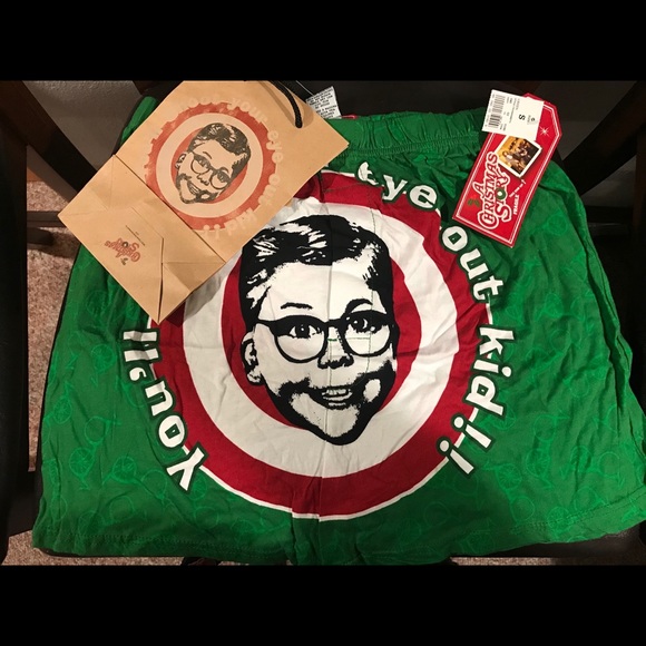 NWT Mens Small Christmas Story Boxer Shorts Cool! - Picture 1 of 6